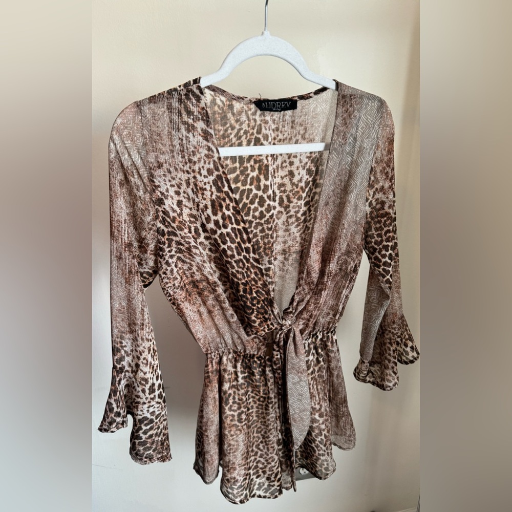 Audrey 3plus1 Animal Print Romper